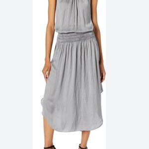 Ramy Brook Slate Grey Audrey Midi Dress Large